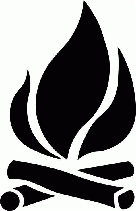 Outline Fire Clipart Black And White With These Fire Clip Art