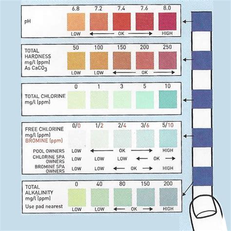 How To Read A Pool Test Strip Color Chart Clorox® 43 Off
