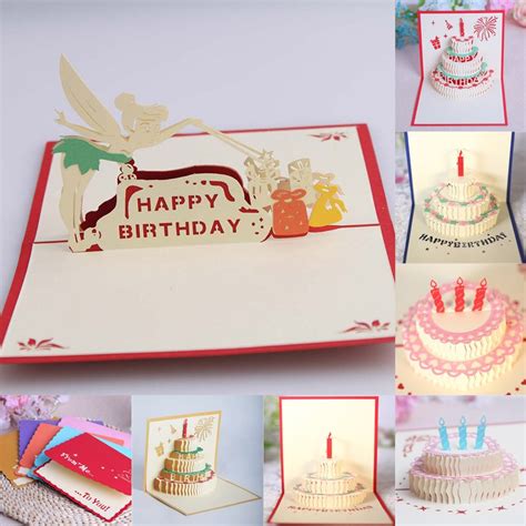Chocolates flowers gift baskets gift cards entertainment food & drinks home & fashion kids & pharmacy thank you so much for making my husband's birthday full of surprised. Aliexpress.com : Buy 3D Paper Cake Birthday Card Pop Up ...