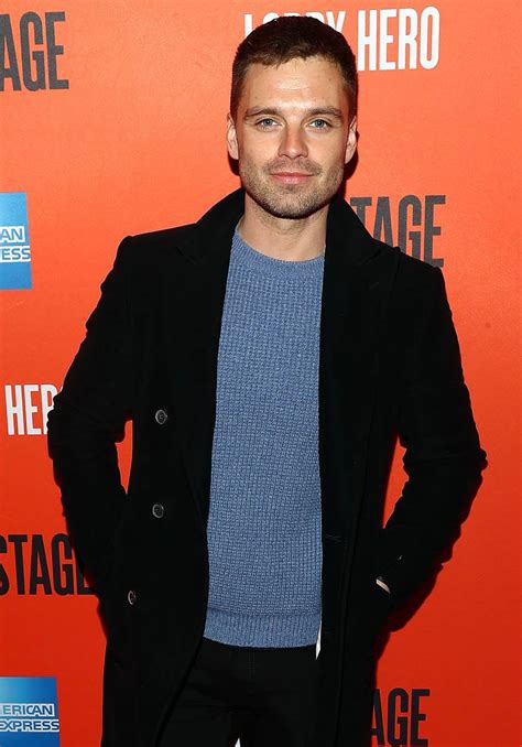 Contact via dm or thesebastiannews@gmail.com we are not. Sebastian Stan looks great with short hair at Lobby Hero ...