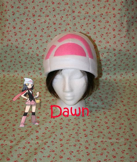Dawn Pokemon Trainer Fleece Hat Adultkids Size Cosplay Great