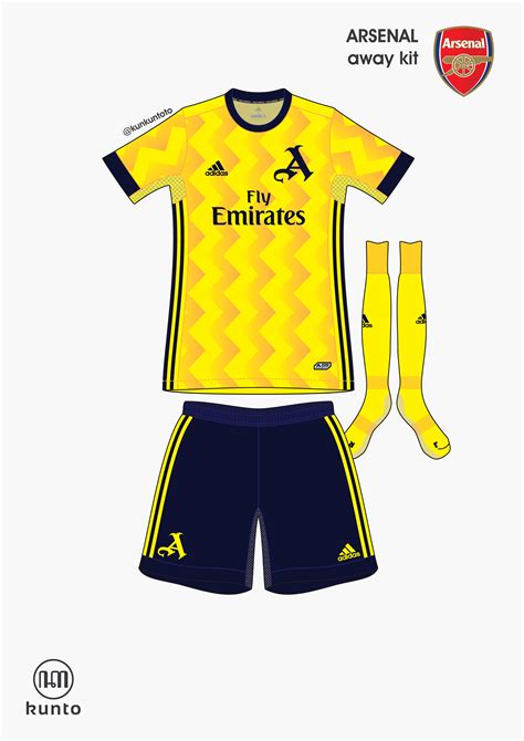 Arsenal Away Kit By Kunkuntoto