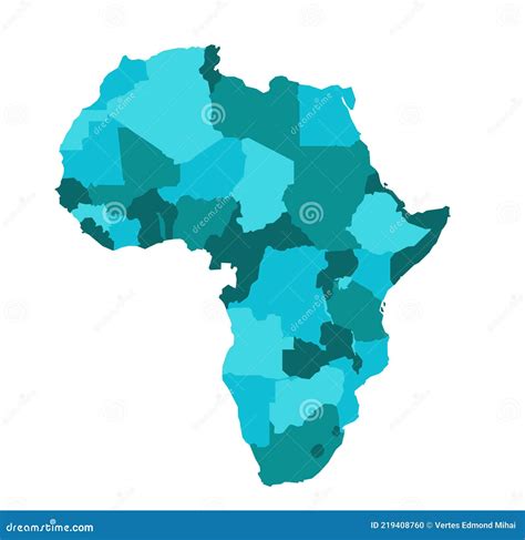 Africa Map Vector Illustration Stock Vector Illustration Of History