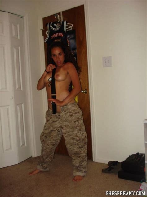 Female Military Nude