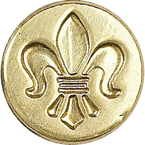 Decorative Sealing Coin Fleur De Lys Fleur De Lys