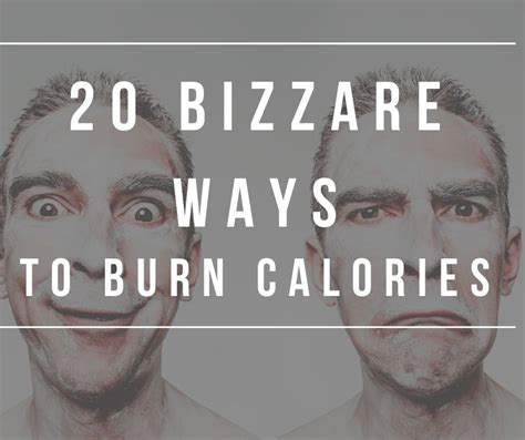 20 strange ways but easy to burn calories per day