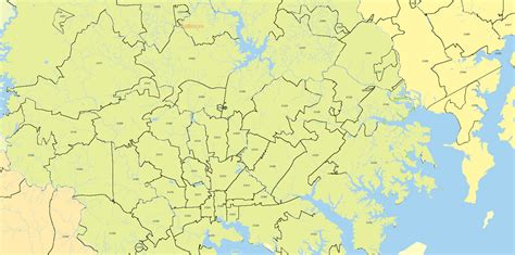 Baltimore Counties Map Vector Exact City Plan Detailed Street
