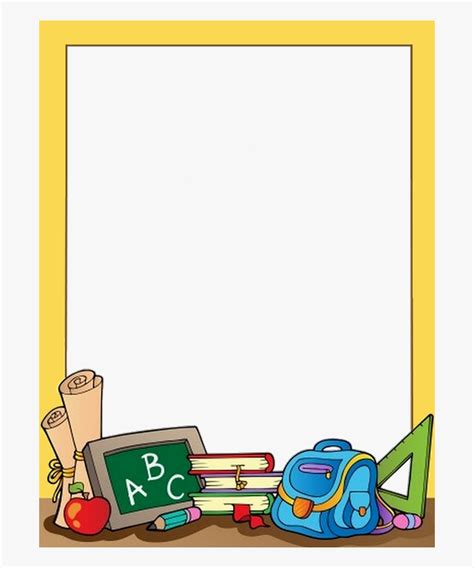 School Supplies Border Clipart 10 Free Cliparts Download Images On