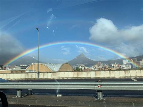 Photos Social Media Buzz Over The Rainbows In Cape Town Today