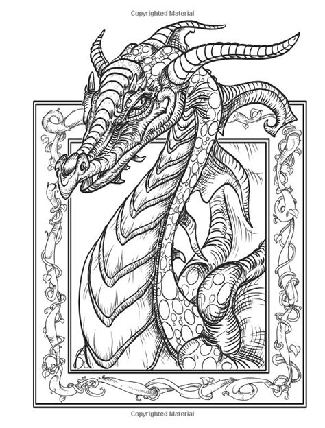 Simply download, print and enjoy! Amazon.com: Creative Haven Fantastical Dragons Coloring ...