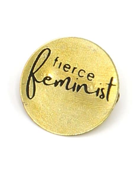 Fierce Feminist Pin Bunyaad