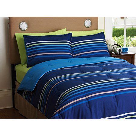 Beautiful 7 pc comforter set. Buy Your Zone Reversible Comforter and Sham Set, Blue ...