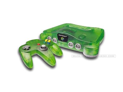 Ficha Técnica De La Consola Nintendo 64 Clear Jungle Green Museo Del