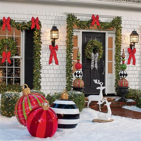 Oversized Yard Ornaments Grandin Road Large Outdoor Christmas