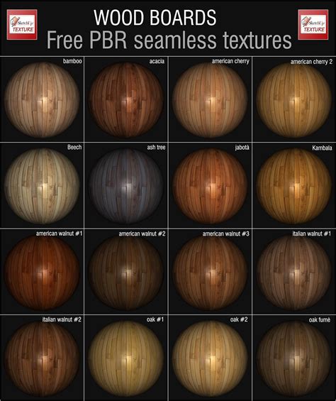 Sketchup Texture Free Pack Wood Boards Pbr Seamless Textures