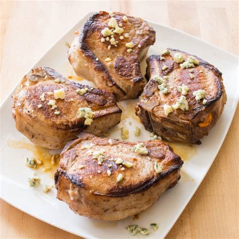 Thick Cut Pork Chops With Spinach And Fontina Stuffing Americas Test Kitchen Recipe