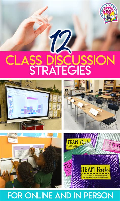 12 Fresh Inspirational Ideas For Classroom Discussion Strategies Find