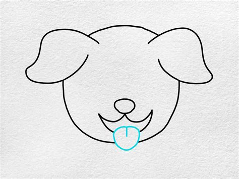 How To Draw A Dog Face Helloartsy