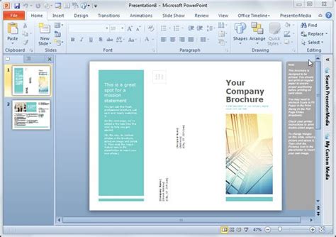 Simple Brochure Templates For Powerpoint