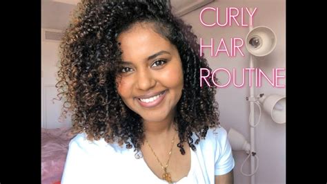 Curly Hair Routine Best Defined Curls Ever Youtube