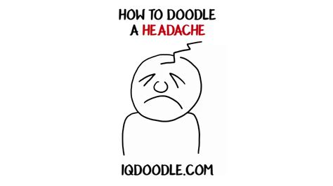 Headache Drawing Easy ~ Woman With Headache Bochicwasure