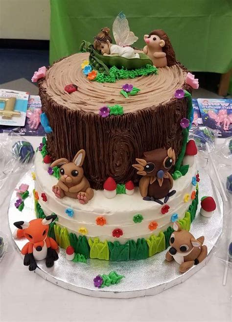 √ Woodland Animal Cake Ideas