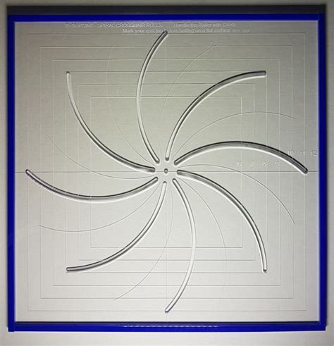 Westalee Design Spiral Crosshair Squares Sew Steady