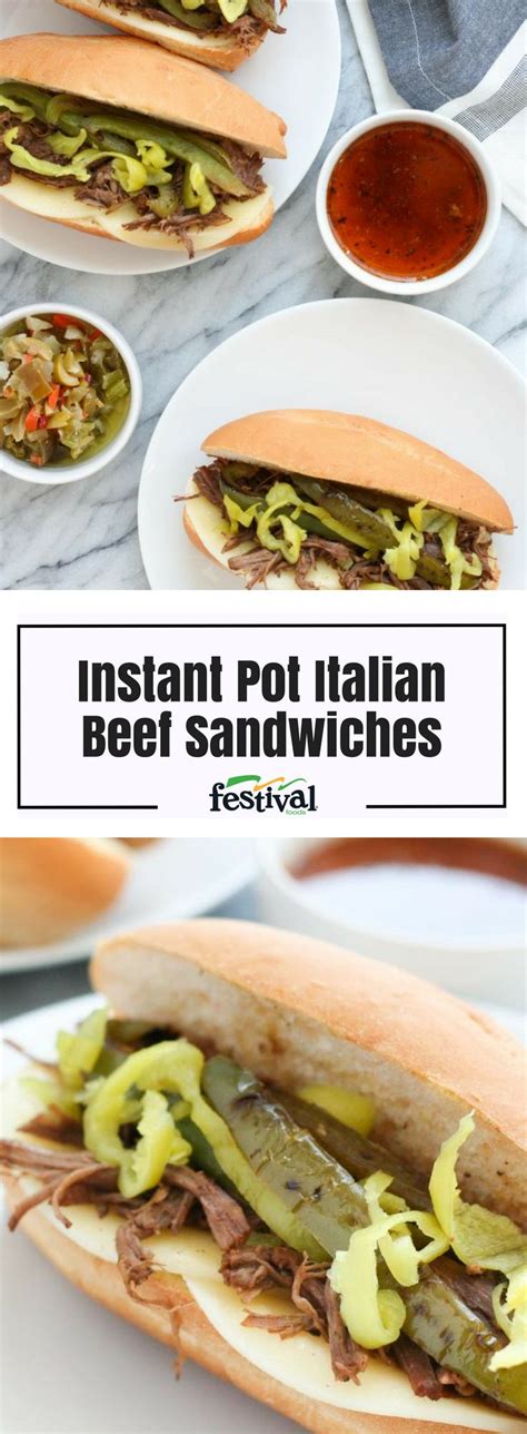 Maybe you would like to learn more about one of these? Instant Pot Italian Beef Sandwiches | Festival Foods ...