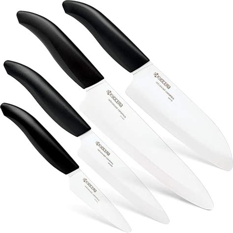 Kyocera Advanced Ceramic Revolution 4 Piece Knife Set Includes 7 Chef