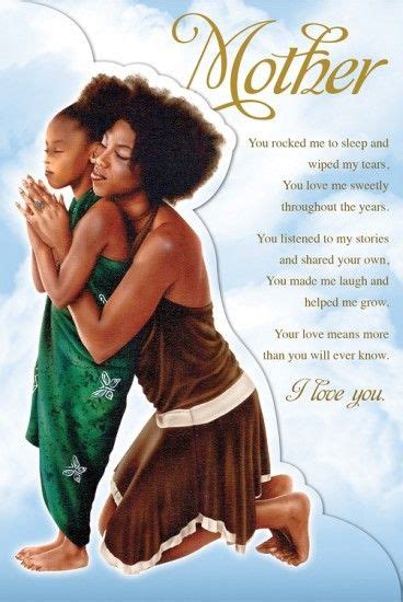 Most of the famous quotes about africa are from some of the greatest leaders the continent has ever seen; Mother: African American Mother's Day Card | Mothers day ...