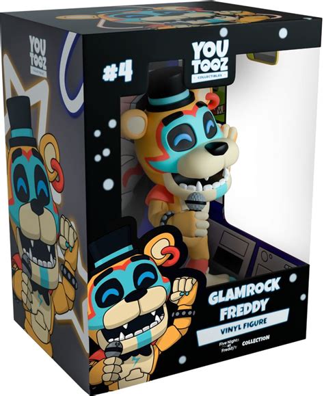 Glamrock Freddy Youtooz Collectibles Fnaf Five Night Vinyl Figures