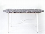 Oval coffee table in recycled plastic and steel EYE CANDY By Swedish Ninja