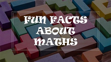 Fun Facts About Maths Youtube