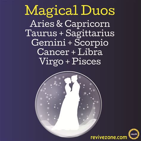 Magical Duos Zodiac Signs Matches Zodiac Signs Gemini Zodiac Signs