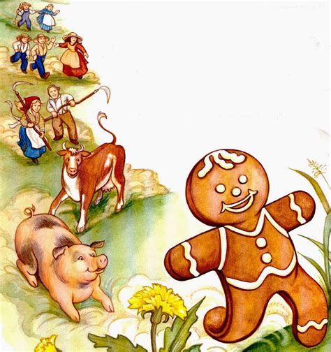 Gingerbread Boy Story Fairy Tales For Kids Ency123
