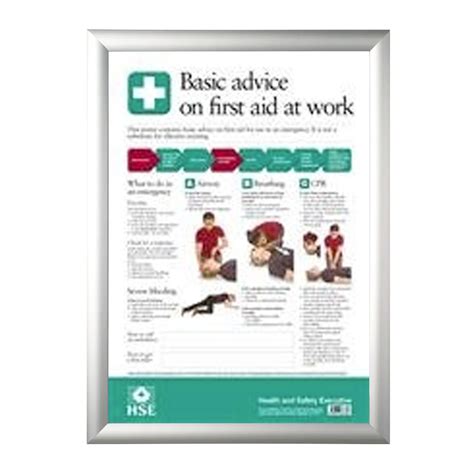 Hse Basic Advice On First Aid At Work Poster Cip Books