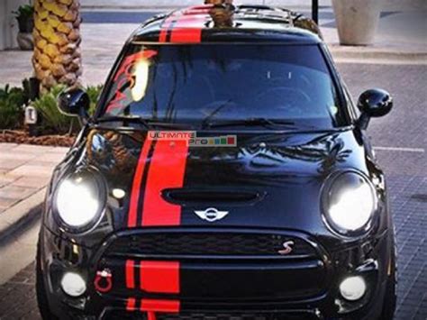 Front To Back Stripe Kit Decal Sticker Graphic Mini Cooper