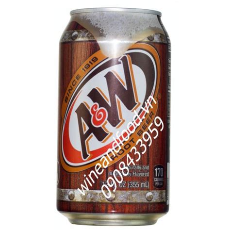 Therefore, based on the previous results, barq's root beer was overall more authentic looking, smelling, and tasting than a&w. Nước ngọt có ga root beer A&W 355ml