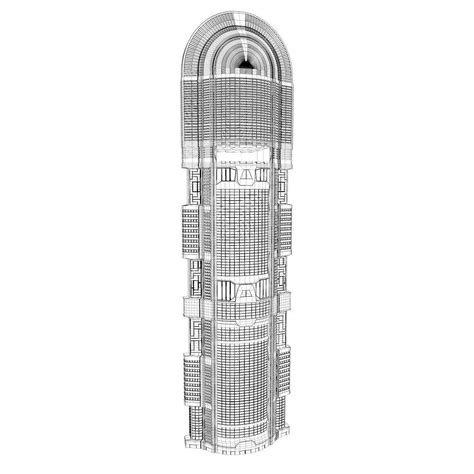 Futuristic Skyscraper 3d Model Cgtrader