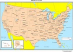 Karte der USA zeigt die Städte - Karte der USA zeigen den großen ...