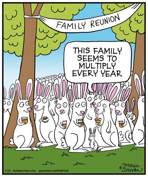 Half Full By Maria Scrivan For July 30 2014 Easter Humor Funny Toons Holiday