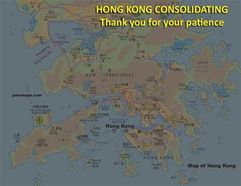 Map Of Hong Kong Johomaps