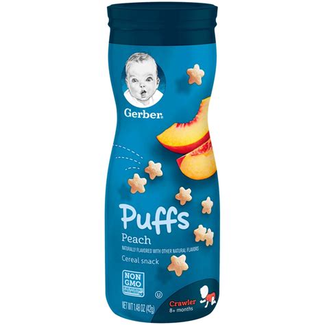 Gerber Puffs Cereal Snack Crawler 8 Months 148 Oz 42 G Select