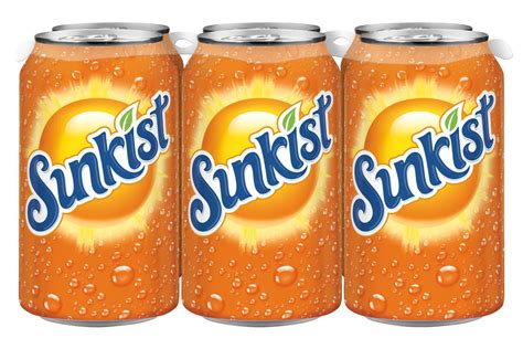 Sunkist Orange Soda 12 Fl Oz 6 Count