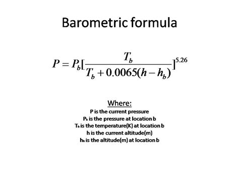 Science Media Guru How To Determine Barometric Pressure