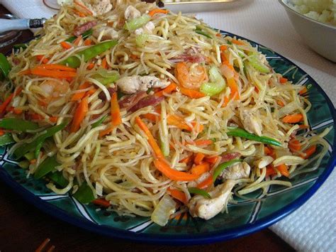 Filipino Pancit One Of The Things I Miss About Working With My
