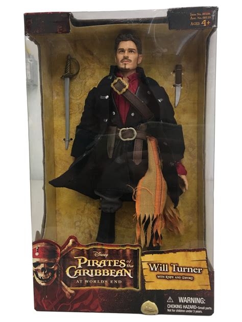 Zizzle Pirates Of The Caribbean 12 Inch Will Turner Action Figure Doll
