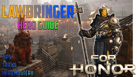 Their armor is without equal, their signature weapon a grim reminder of the ultimate punishment for lawlessness. For Honor Lawbringer Guide - Lawbringer Tips and Tricks - For Honor Character Guide - YouTube