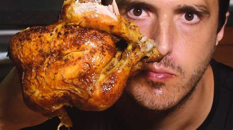 Add fresh herbs if you'd like. ASMR 1 Whole Rotisserie Chicken * Savage Eating ...
