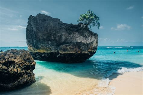 Download Large Rock On Beach Royalty Free Stock Photo And Image